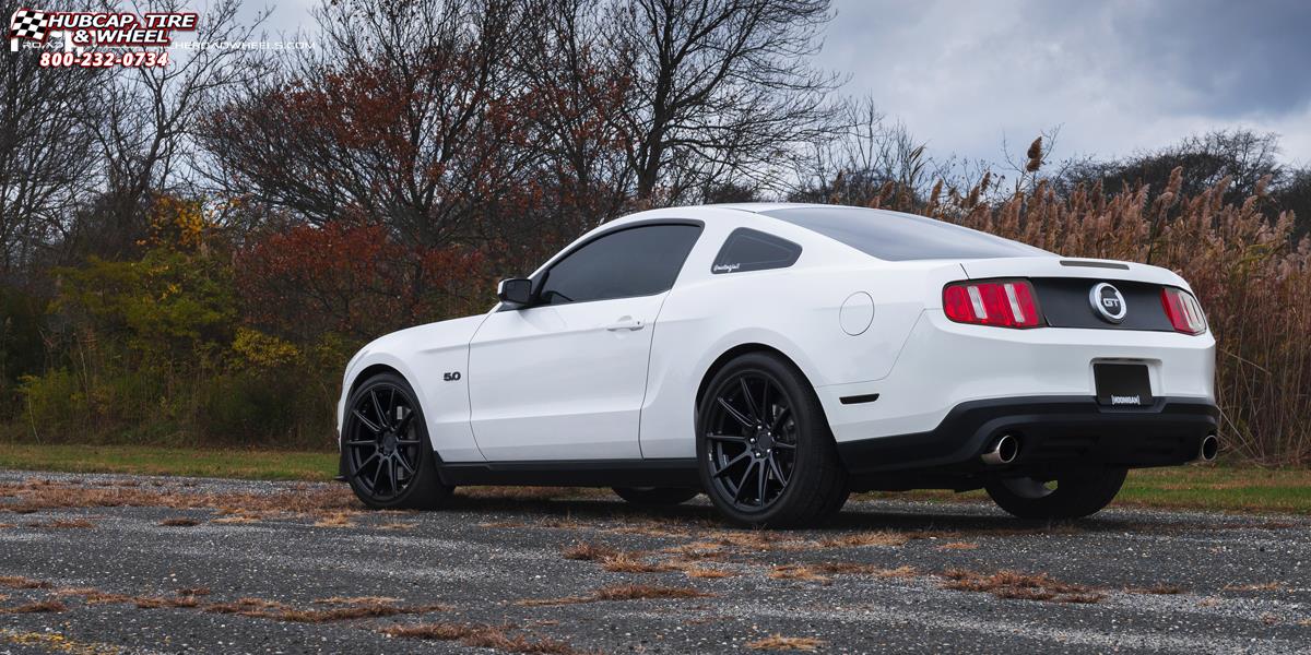 vehicle gallery/ford mustang niche essen m147 20x9  Matte Black wheels and rims
